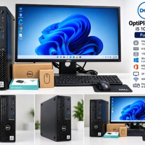 Dell OptiPlex 3080 i5 10th Gen product collage and specifications